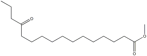 13-ケトパルミチン酸メチル 化学構造式