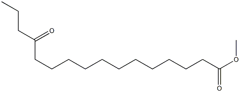 13-Oxohexadecanoic acid methyl ester 结构式