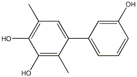 2,5-Dimethyl-1,1'-biphenyl-3,3',4-triol,,结构式