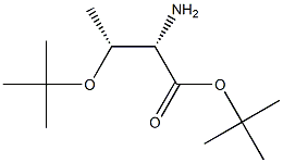 O-(1,1-Dimethylethyl)-L-threonine 1,1-dimethylethyl ester Structure