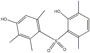  2',4-Dihydroxy-2,3,3',6,6'-pentamethyl[sulfonylbisbenzene]