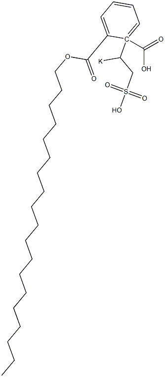  Phthalic acid 1-nonadecyl 2-(1-potassiosulfoethyl) ester