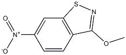 3-Methoxy-6-nitro-1,2-benzisothiazole Struktur