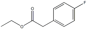 4-Fluorobenzeneacetic acid ethyl ester,,结构式