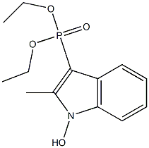 3-[Ethoxy(ethoxy)phosphinyl]-2-methyl-1-hydroxy-1H-indole