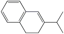 2-イソプロピル-3,4-ジヒドロナフタレン 化学構造式