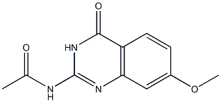  N-[(3,4-Dihydro-7-methoxy-4-oxoquinazolin)-2-yl]acetamide