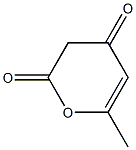 6-Methyl-2H-pyran-2,4(3H)-dione,,结构式