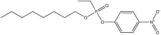 Ethylphosphonic acid octyl p-nitrophenyl ester,,结构式