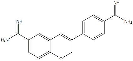  4-(6-Amidino-2H-1-benzopyran-3-yl)benzamidine