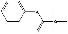 1-(Trimethylsilyl)-1-(phenylthio)ethene 结构式