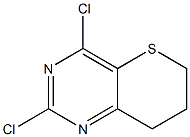 7,8-Dihydro-2,4-dichloro-6H-thiopyrano[3,2-d]pyrimidine Structure