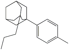 1-(4-Methylphenyl)-3-(propyl)adamantane 结构式