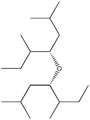 (+)-イソブチル[(S)-2-メチルブチル]エーテル 化学構造式