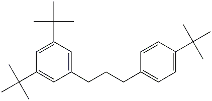 1-(3,5-Di-tert-butylphenyl)-3-(4-tert-butylphenyl)propane Structure