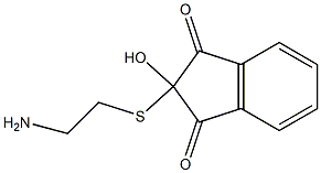 2-[(2-Aminoethyl)thio]-2-hydroxy-1H-indene-1,3(2H)-dione