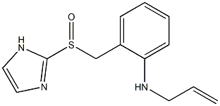 N-(2-Propenyl)-2-[(1H-imidazol-2-yl)sulfinylmethyl]aniline|