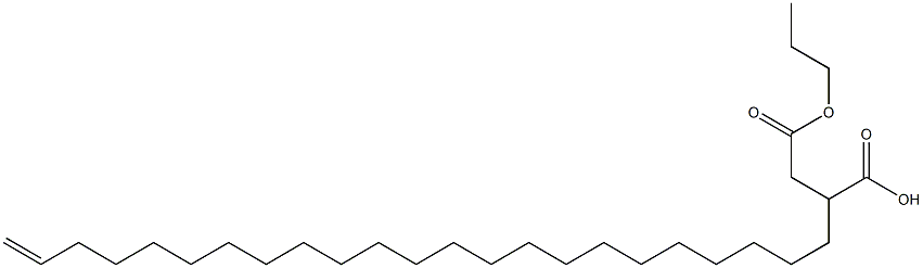 2-(22-Tricosenyl)succinic acid 1-hydrogen 4-propyl ester 结构式