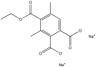 4-Ethoxycarbonyl-3,5-dimethylphthalic acid disodium salt