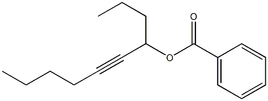 Benzoic acid 1-propyl-2-heptynyl ester Structure