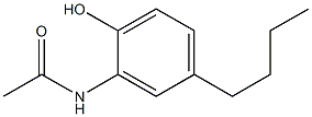 5'-Butyl-2'-hydroxyacetanilide,,结构式