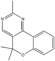 2,5,5-Trimethyl-5H-[1]benzopyrano[4,3-d]pyrimidine