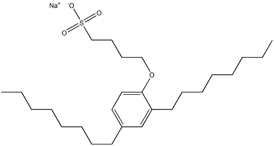 4-(2,4-Dioctylphenoxy)butane-1-sulfonic acid sodium salt