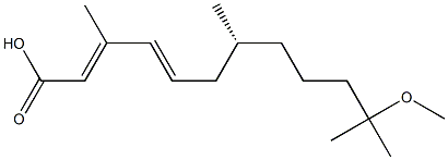 (2E,4E,7R)-11-Methoxy-3,7,11-trimethyl-2,4-dodecadienoic acid