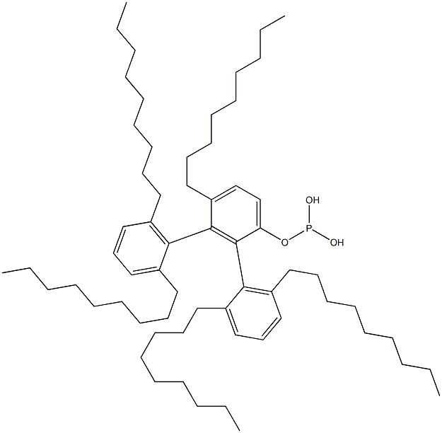 Phosphorous acid bis(2,6-dinonylphenyl)4-nonylphenyl ester 结构式