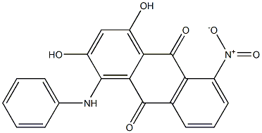 1-Anilino-2,4-dihydroxy-5-nitroanthraquinone