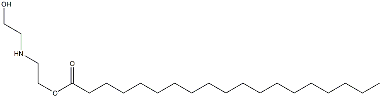 Nonadecanoic acid 2-[(2-hydroxyethyl)amino]ethyl ester 结构式