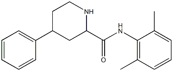 N-(2,6-Dimethylphenyl)-4-phenyl-2-piperidinecarboxamide Structure