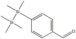 4-(Pentamethyldisilanyl)benzaldehyde Struktur