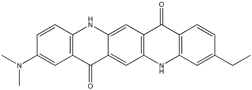 2-(Dimethylamino)-10-ethyl-5,12-dihydroquino[2,3-b]acridine-7,14-dione