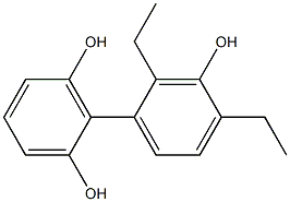 2',4'-Diethyl-1,1'-biphenyl-2,3',6-triol