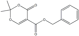 5-ベンジルオキシカルボニル-2,2-ジメチル-4H-1,3-ジオキシン-4-オン 化学構造式