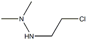 2-(2-クロロエチル)-1,1-ジメチルヒドラジン 化学構造式