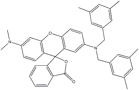 3'-(Dimethylamino)-7'-[bis(3,5-dimethylbenzyl)amino]spiro[isobenzofuran-1(3H),9'-[9H]xanthen]-3-one