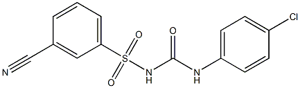 1-(3-Cyanophenylsulfonyl)-3-(4-chlorophenyl)urea