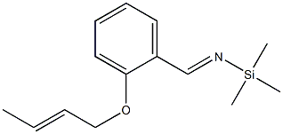 1-[[(Trimethylsilyl)imino]methyl]-2-(2-butenyloxy)benzene 结构式