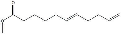 6,10-Undecadienoic acid methyl ester Structure