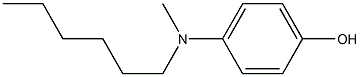 4-[Methyl(hexyl)amino]phenol Structure