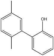 2',5'-Dimethylbiphenyl-2-ol Struktur