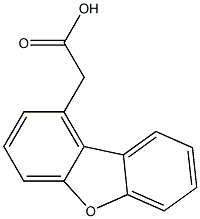 Dibenzofuran-1-acetic acid,,结构式