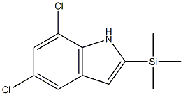 2-Trimethylsilyl-5,7-dichloro-1H-indole|