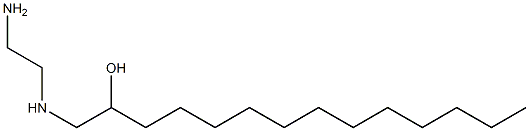 1-[(2-Aminoethyl)amino]-2-tetradecanol Structure