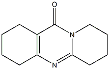 1,2,3,4,6,7,8,9-Octahydro-11H-pyrido[2,1-b]quinazolin-11-one,,结构式