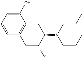 (2R,3R)-2-(Dipropylamino)-1,2,3,4-tetrahydro-3-methylnaphthalen-8-ol,,结构式