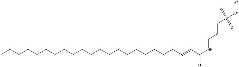 3-[(1-Oxo-2-tricosen-1-yl)amino]-1-propanesulfonic acid potassium salt Structure