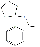 2-Ethoxy-2-phenyl-1,3-dithiolane,,结构式